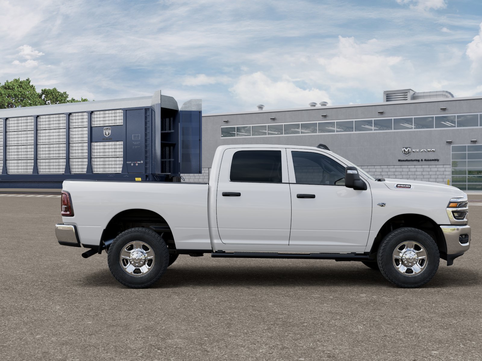 New 2027 Bright White Clear-Coat Exterior Paint RAM Tradesman image 21