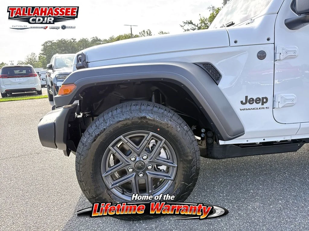 New 2026 Bright White Clear-Coat Exterior Paint Jeep Sport S image 13