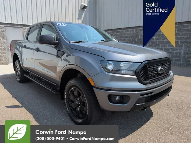 Certified Used 2021 Gray Ford XLT image 1