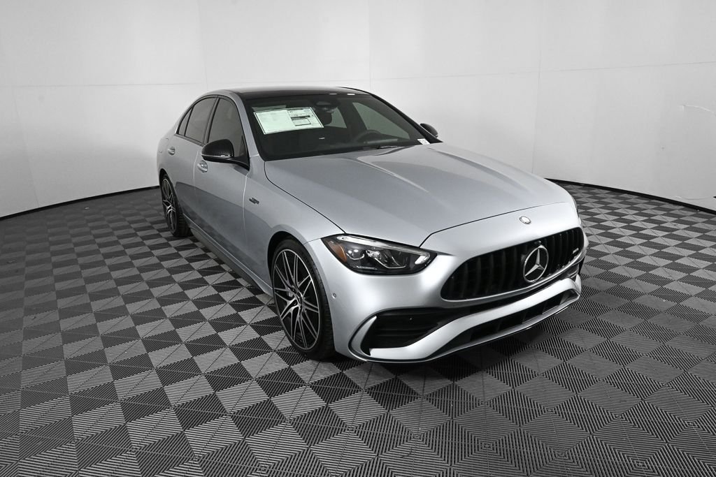 New 2026 Cirrus Silver Metallic Mercedes-Benz AMG® C 43 4MATIC® Sedan image 23