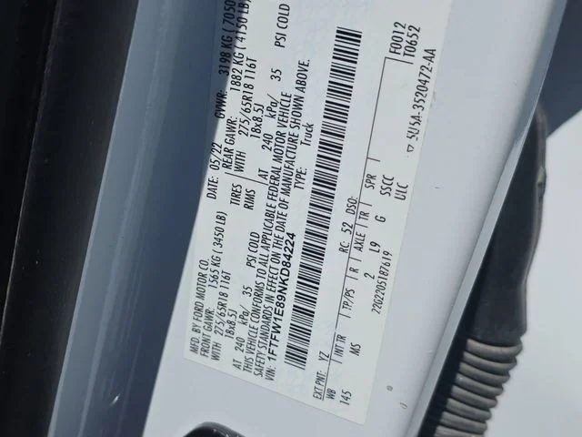 Used 2022 White Ford XLT image 35