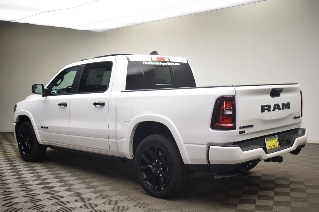 New 2026 Bright White Clear-Coat Exterior Paint RAM Laramie image 13