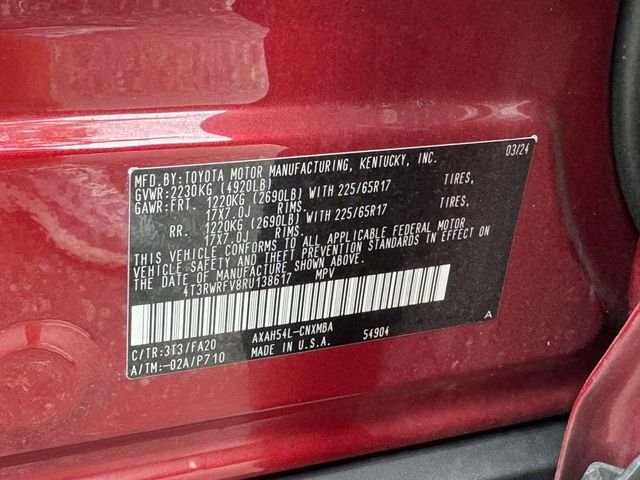 Used 2024 Red Toyota XLE image 30