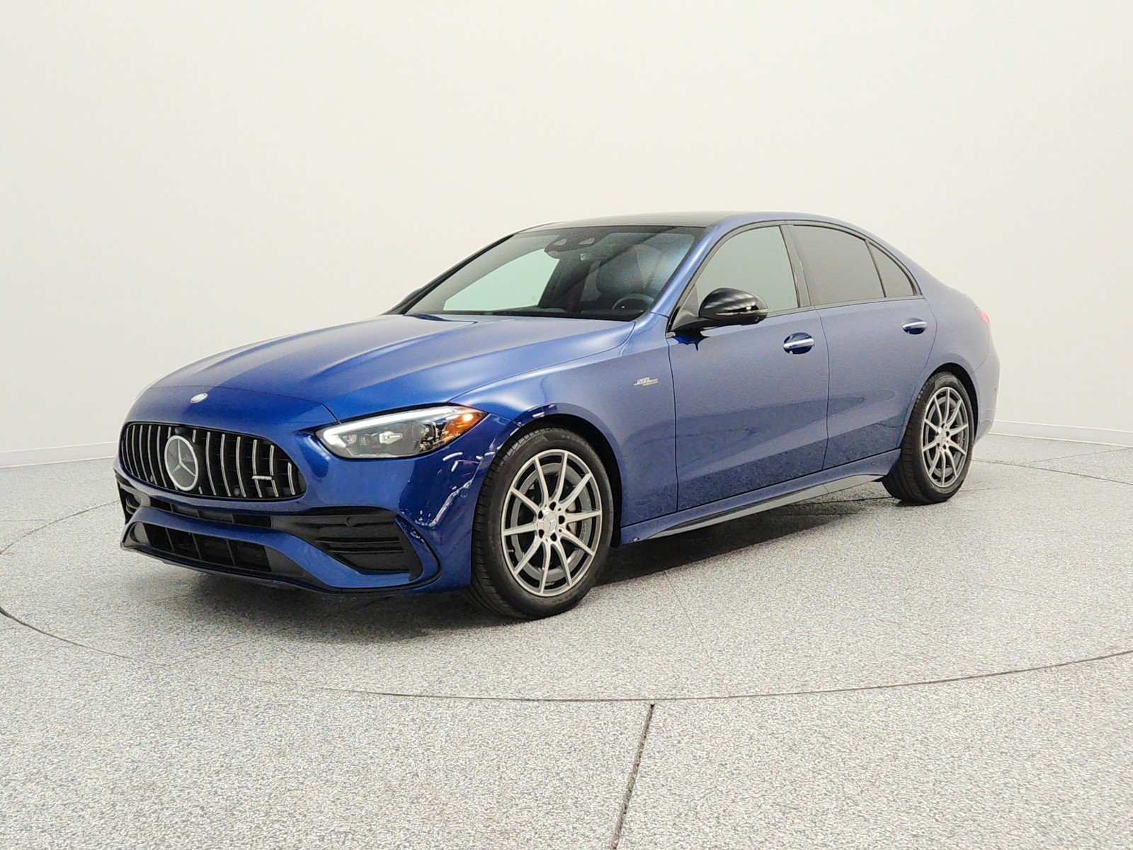 Certified Used 2024 Starling Blue Metallic Mercedes-Benz AMG® C 43 4MATIC Sedan image 1