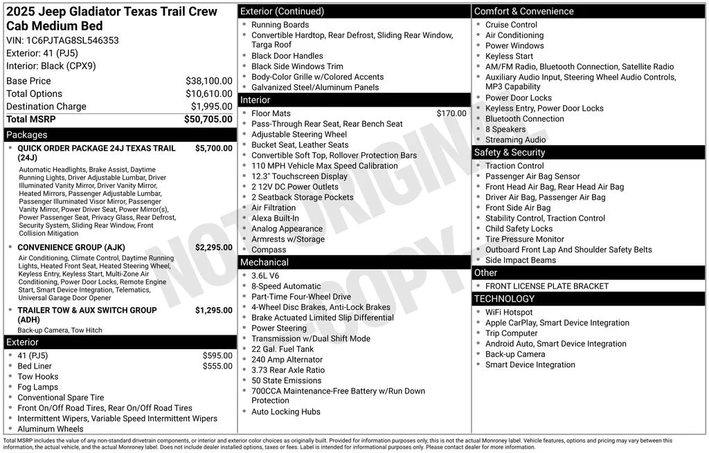 New 2025 41 Exterior Paint Jeep Texas Trail image 41