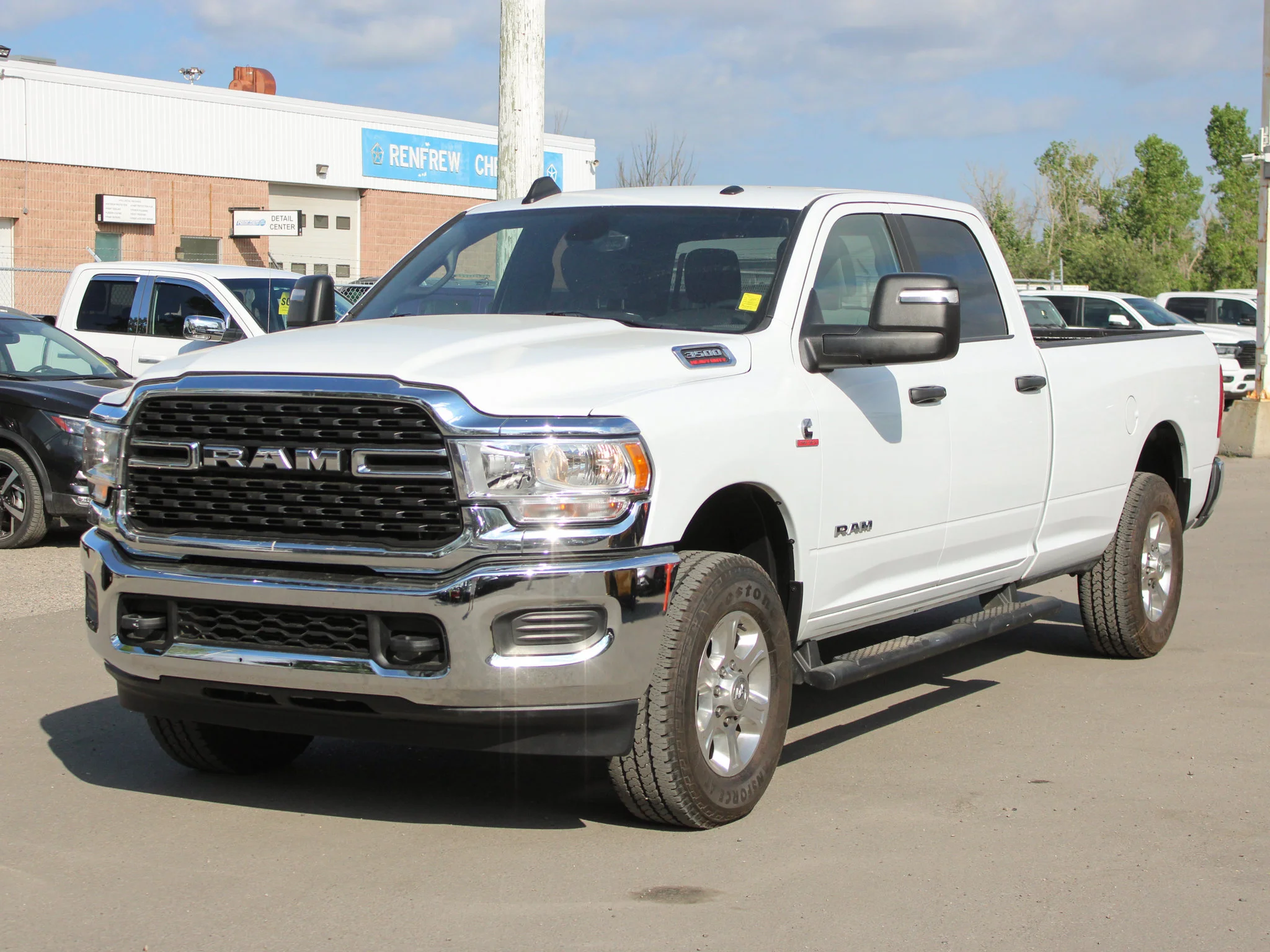 Certified Used 2023 White RAM Big Horn*No Accidents | Long Box | Backup Camera | Remote Start | Rear Air Suspension | Diesel image 12