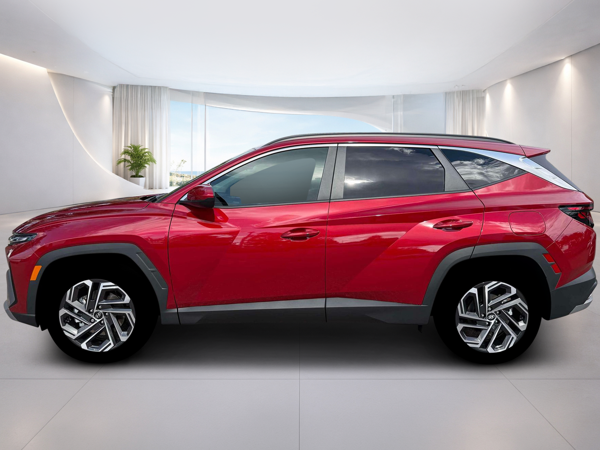 New 2026 Red Hyundai SEL Plus AWD image 3