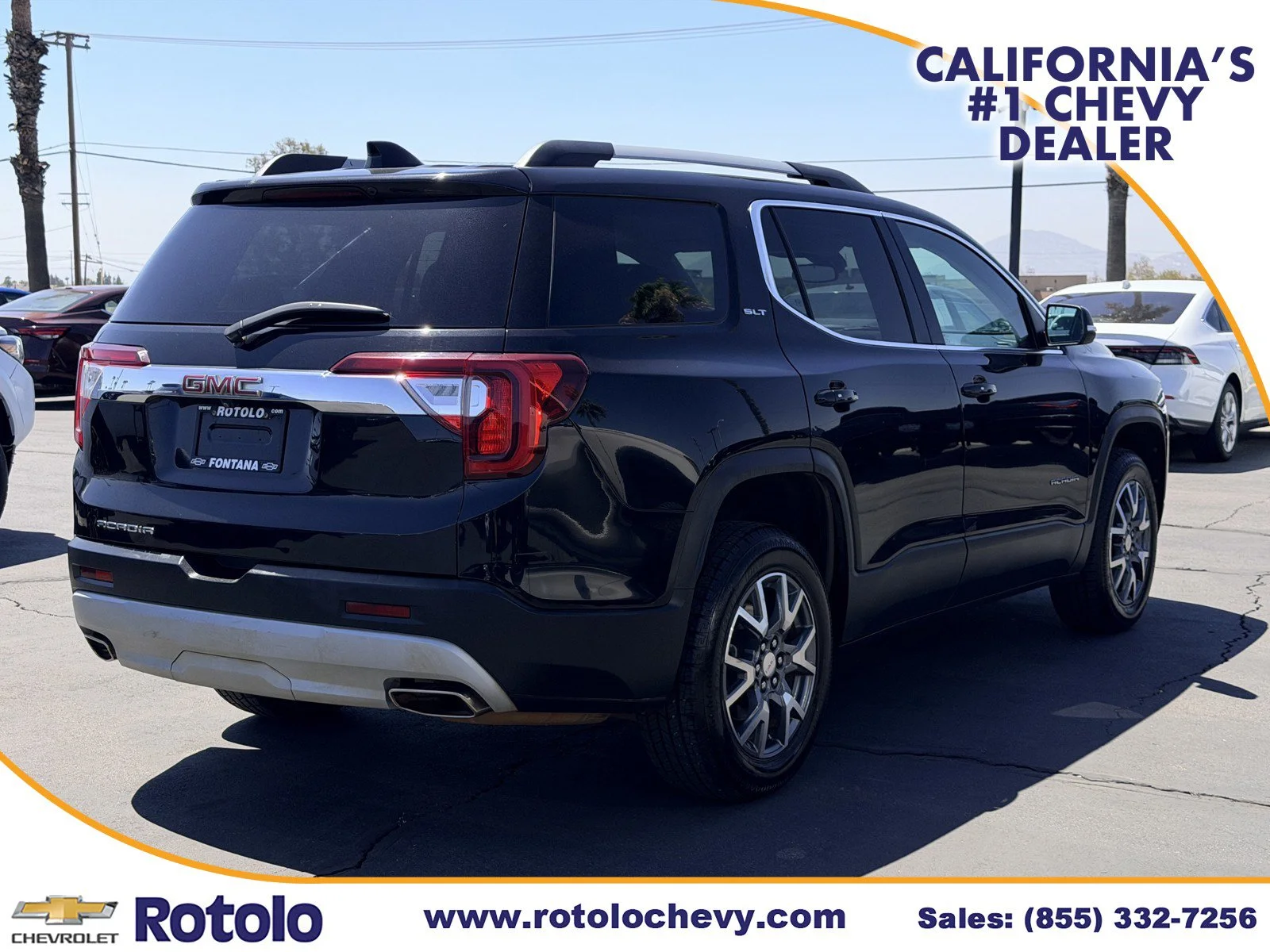 Used 2023 Ebony Twilight Metallic GMC SLT image 6