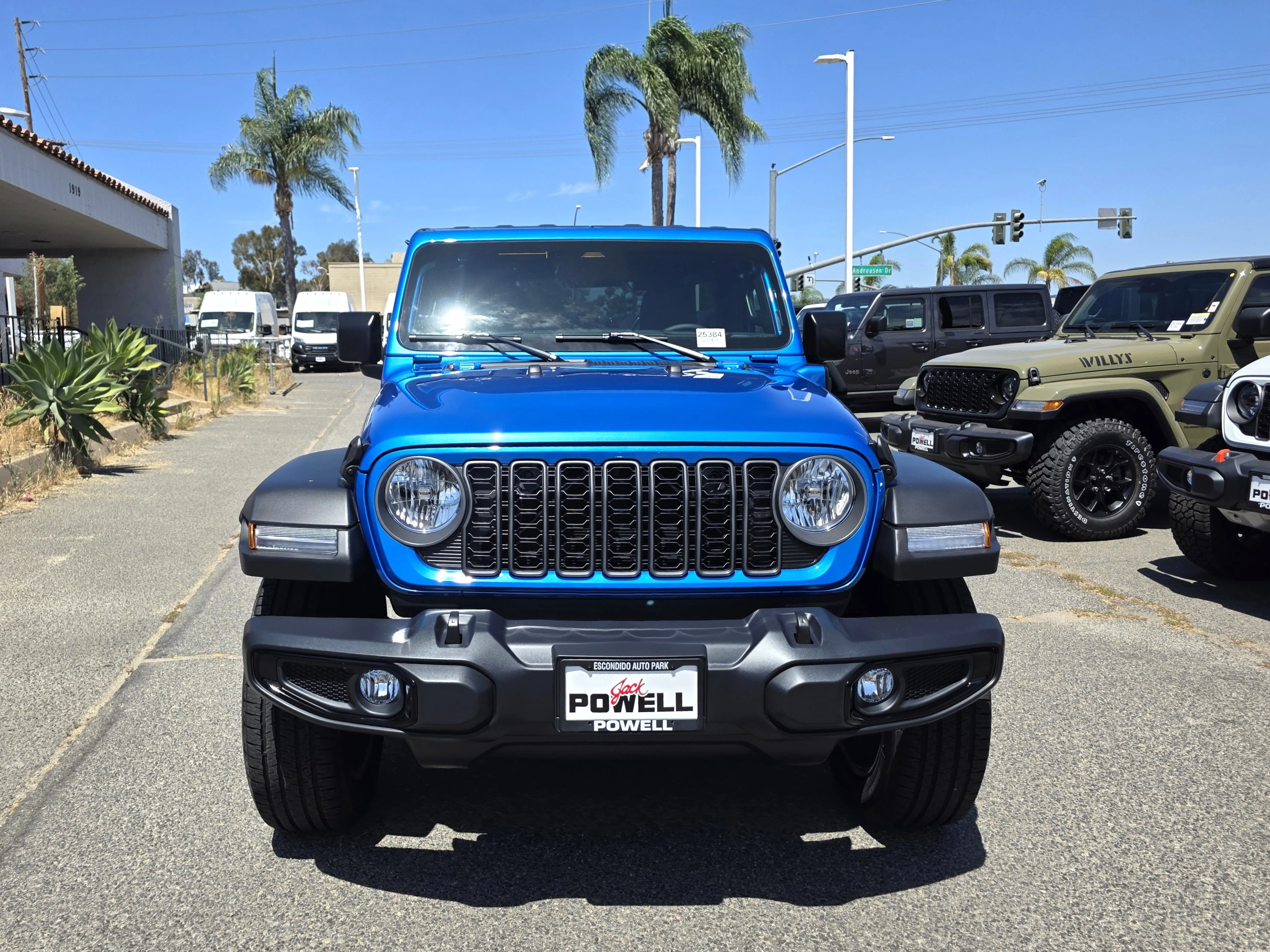 New 2025 Blue Pearl Jeep Sport S 4xe image 6