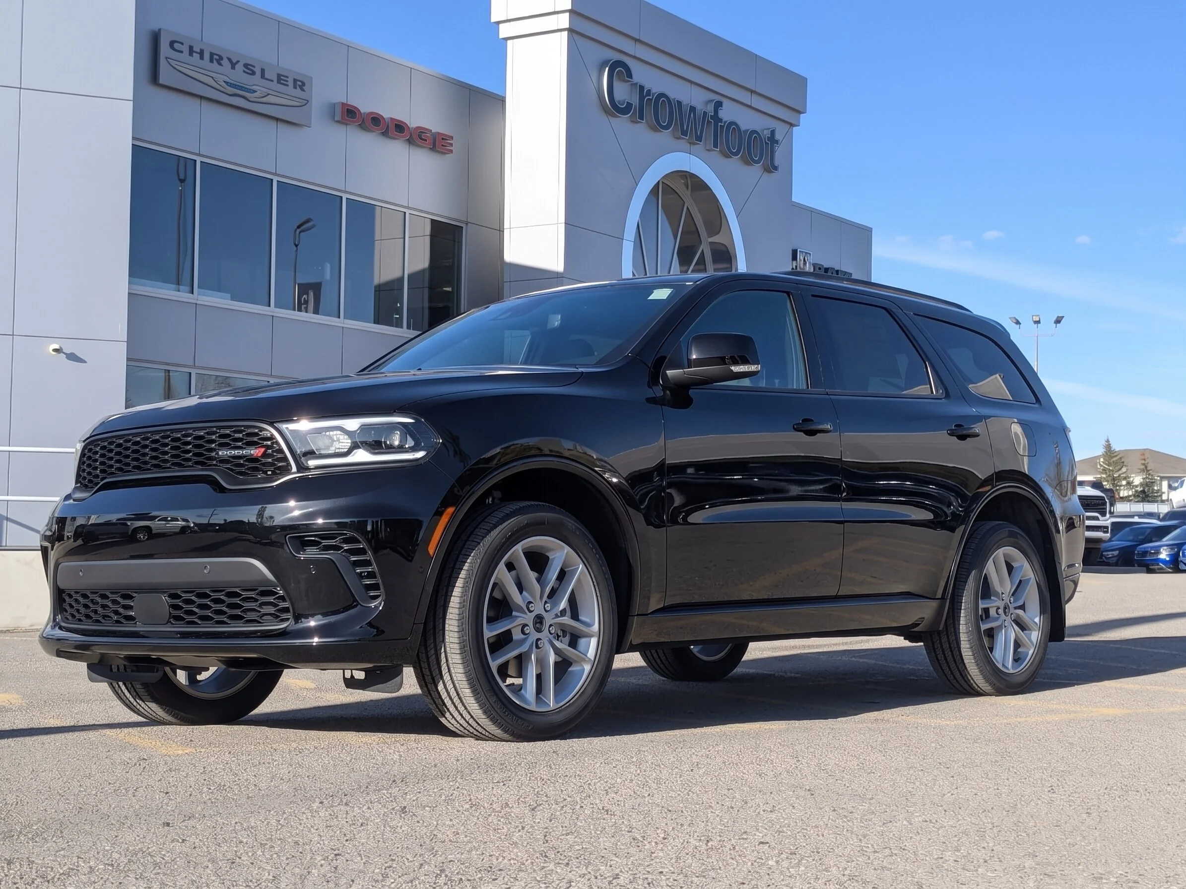 New 2026 Black Dodge GT Plus - - GT Plus Pkg (2BH) - 2nd Row Captain Chairs - Leather?Faced Bucket Seats - 10.1-inch Nav image 1