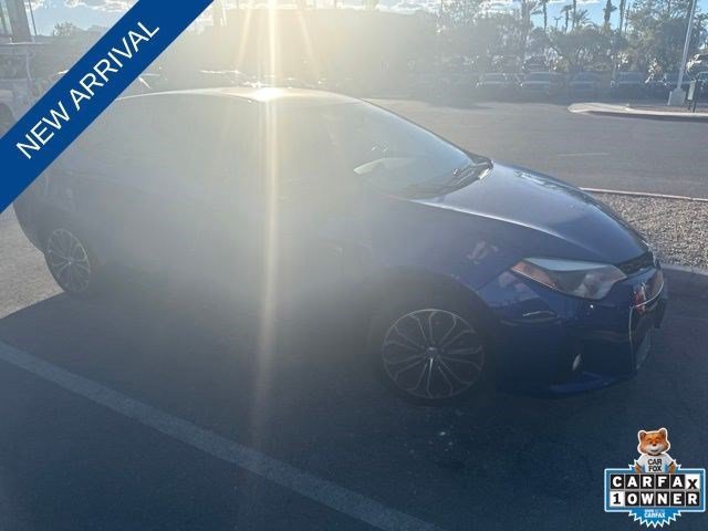 Used 2014 Blue Crush Metallic Toyota LE image 2