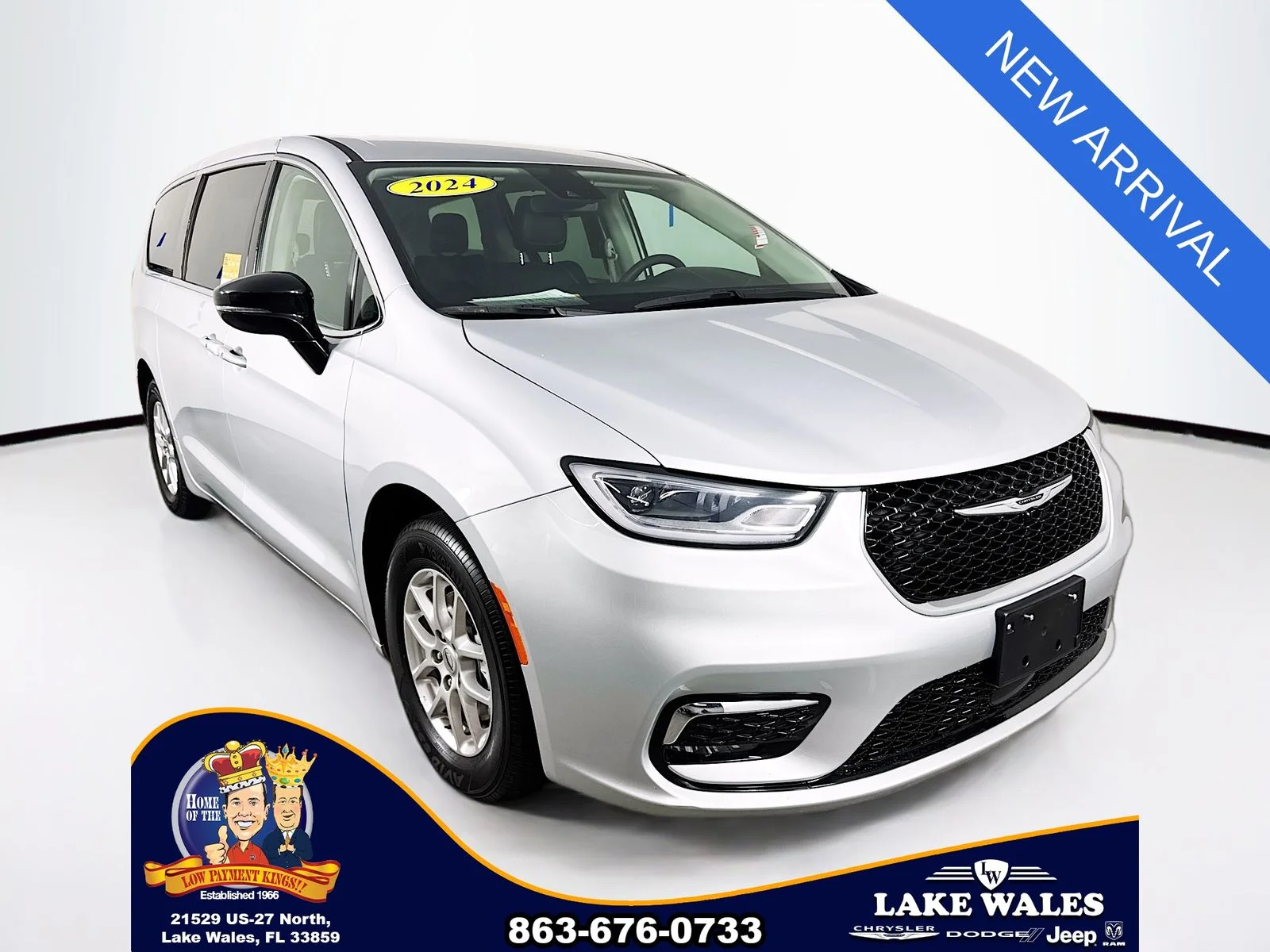 Certified Used 2024 Silver Chrysler Touring L image 1