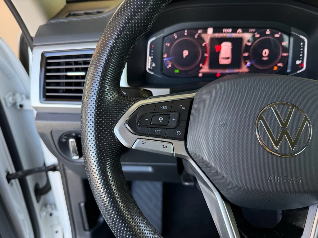 Used 2023 Opal White Pearl Volkswagen 3.6L V6 SEL R-Line Black image 16