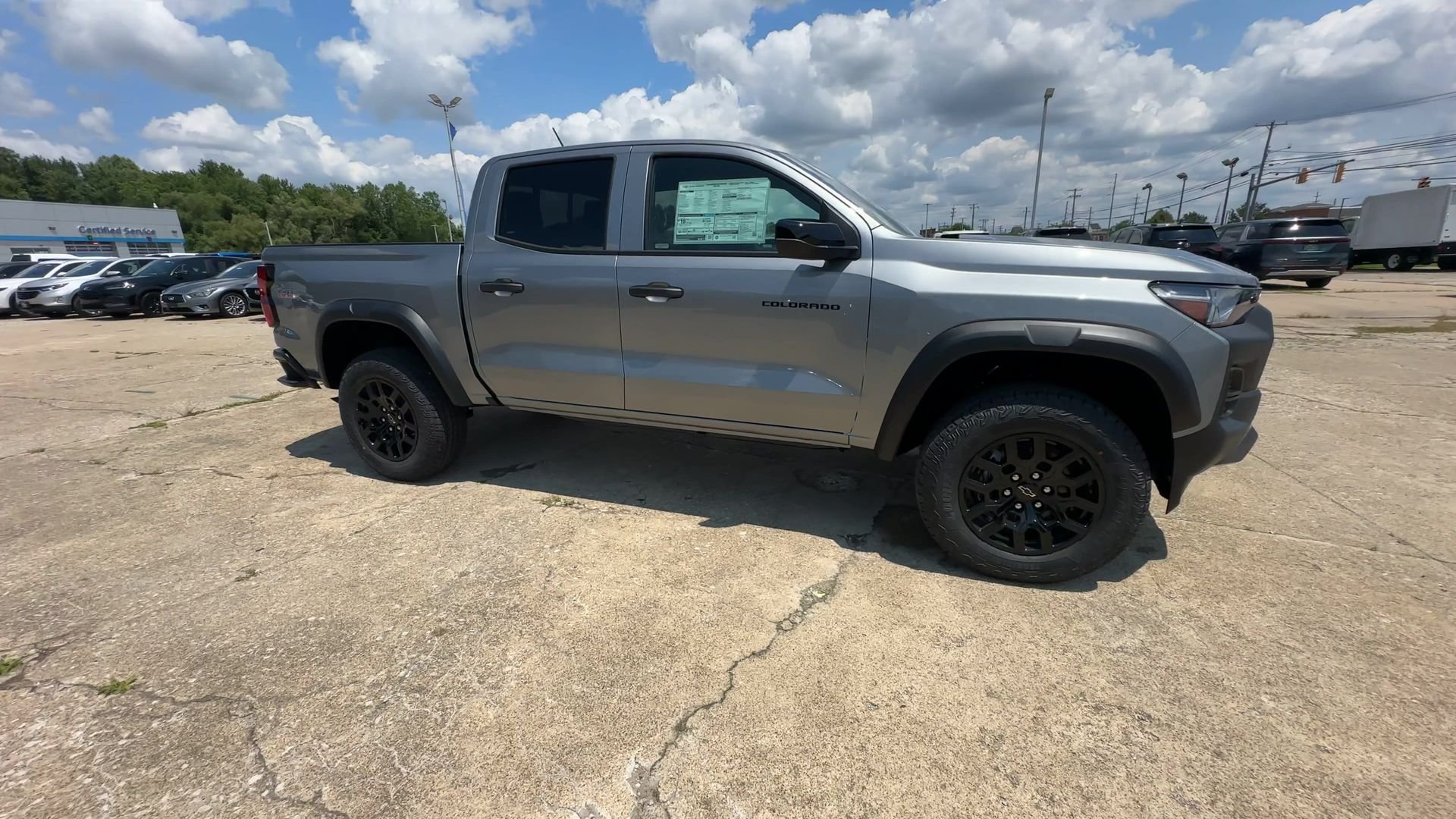 2026 Chevrolet Colorado Trail Boss Gray at Spitzer Autoworld Chevy Buick GMC Cadillac