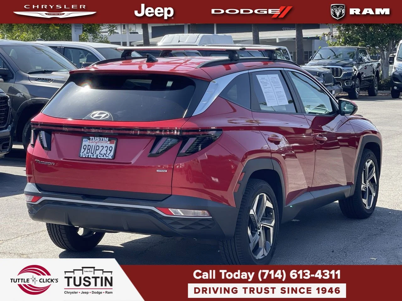 Used 2022 Calypso Red Hyundai SEL image 6