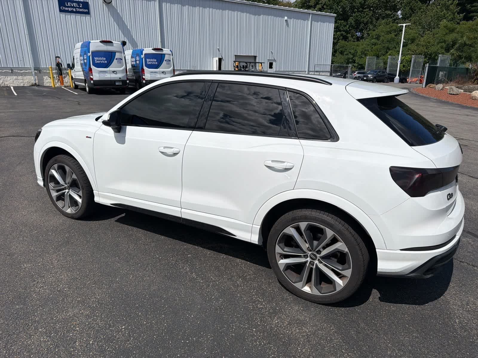 Used 2021 Glacier White Metallic Audi S line Premium Plus image 8