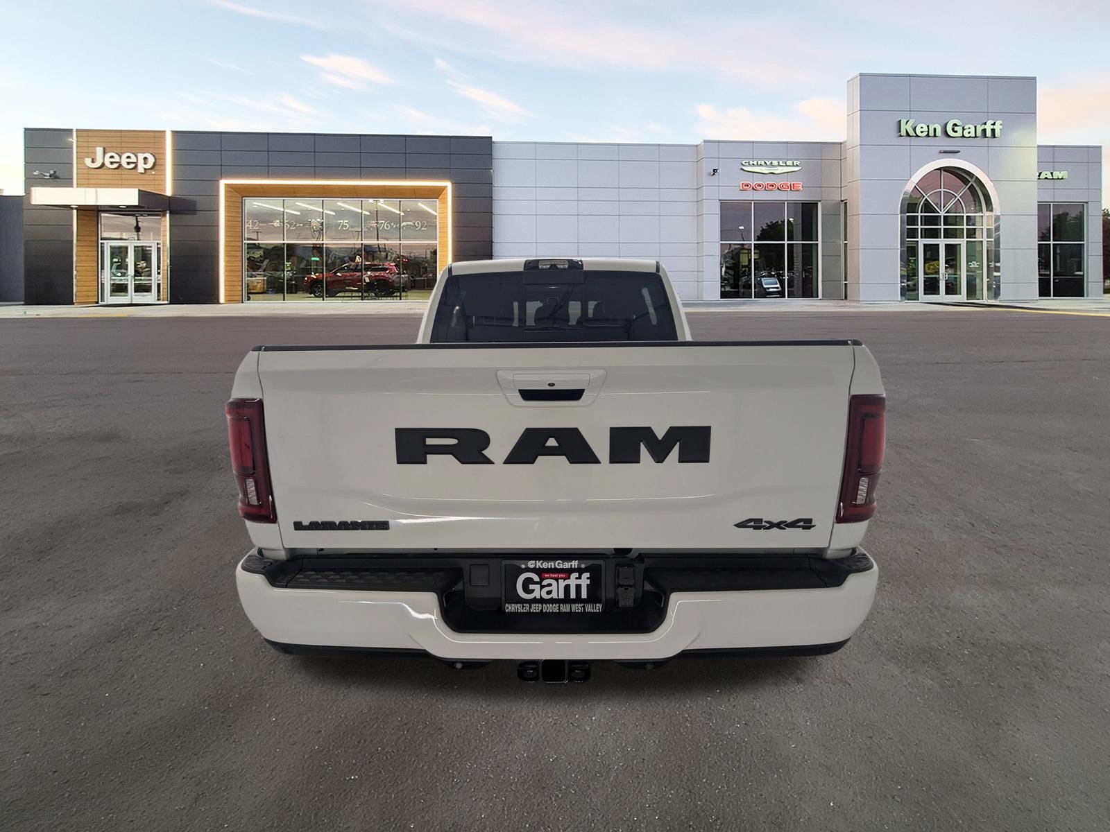 New 2026 Bright White Clear-Coat Exterior Paint RAM Laramie image 5