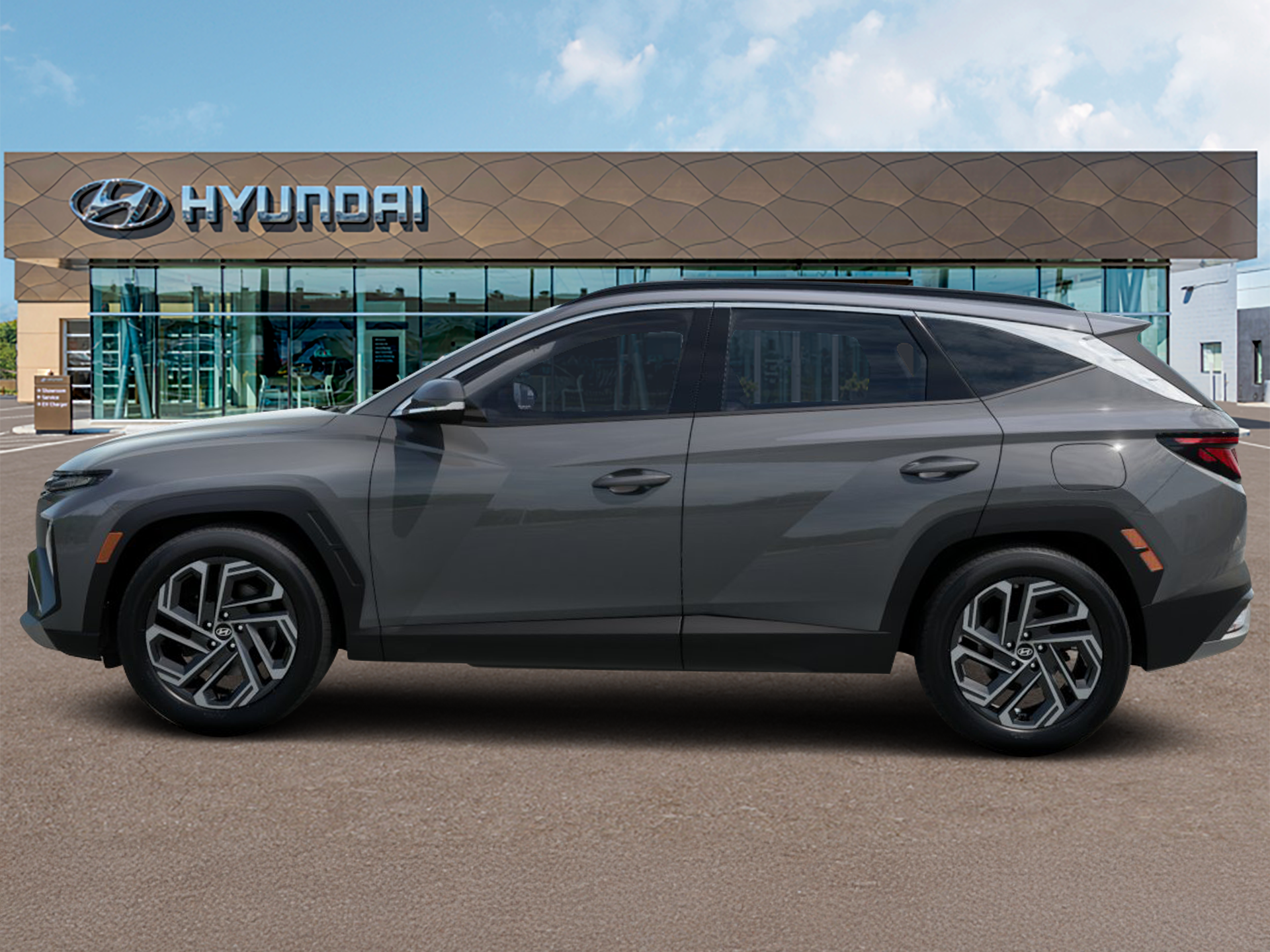 New 2026 Gray Hyundai SEL Plus AWD image 3