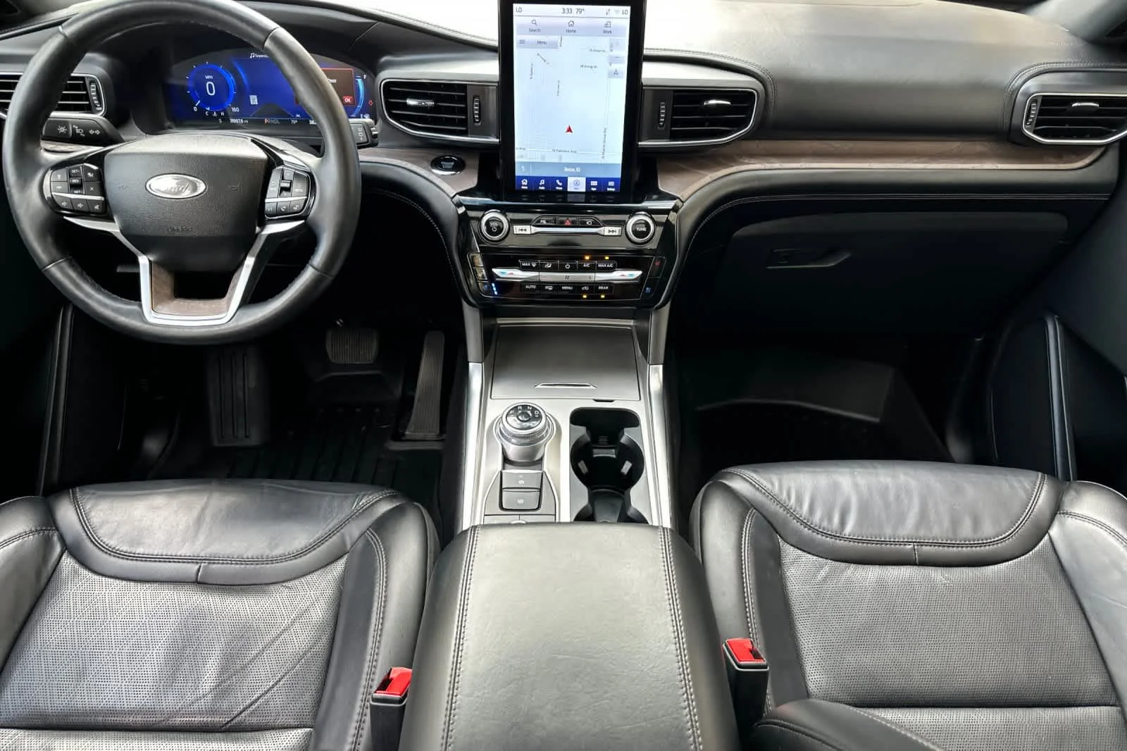 Certified Used 2023 Carbonized Gray Metallic Ford Platinum image 3