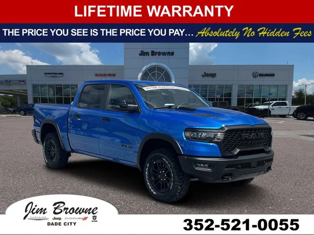 New 2026 Hydro Blue Pearl-Coat Exterior Paint RAM Rebel image 1