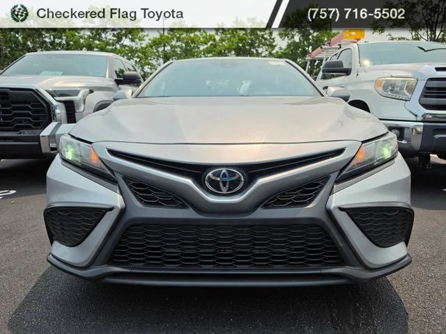 Used 2024 Celestial Silver Metallic Toyota SE image 2