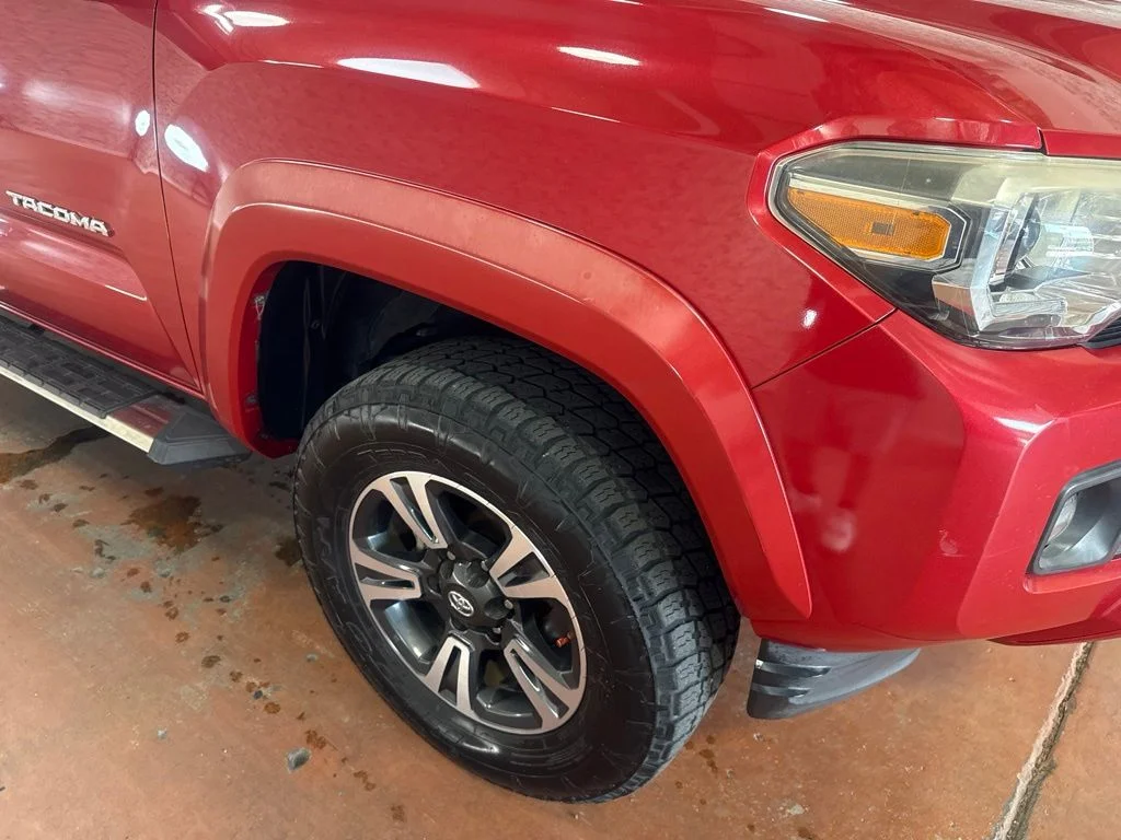 Used 2017 Barcelona Red Metallic Toyota TRD Sport image 9