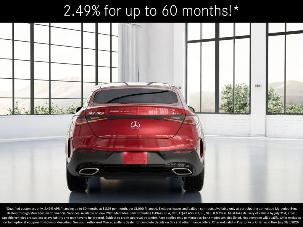 New 2026 MANUFAKTUR Patagonia Red Metallic Mercedes-Benz GLC 300 image 25