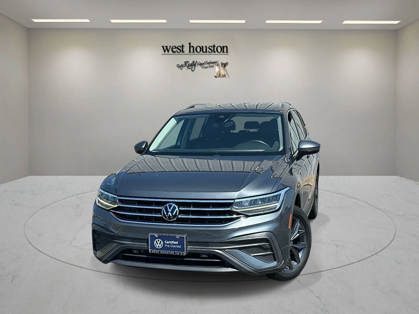 Certified Used 2023 Gray Volkswagen SE image 1