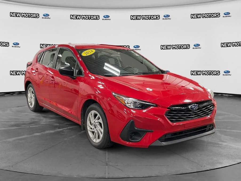 Used 2024 Pure Red Subaru Base image 7