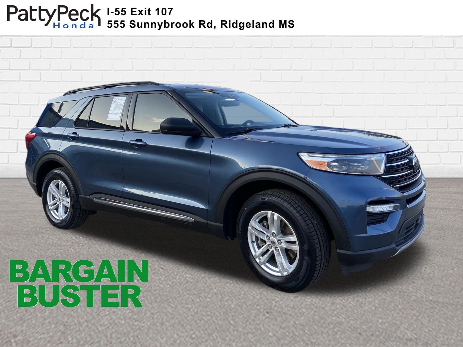 Used 2020 Blue Metallic Ford XLT image 1