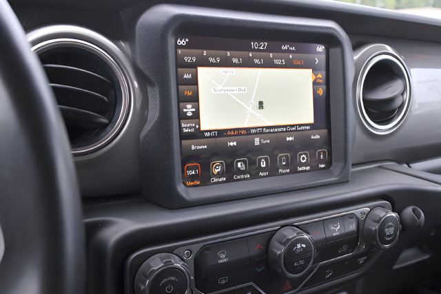Used 2020 Orange Jeep Unlimited Sahara image 22