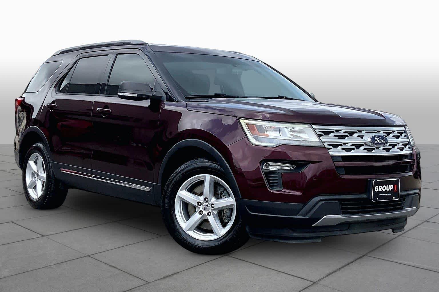 Used 2019 Burgundy Velvet Metallic Tinted Clearcoat Ford XLT image 3