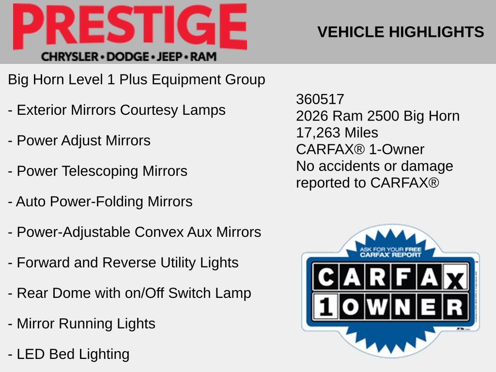 Used 2026 White Ram Big Horn image 6