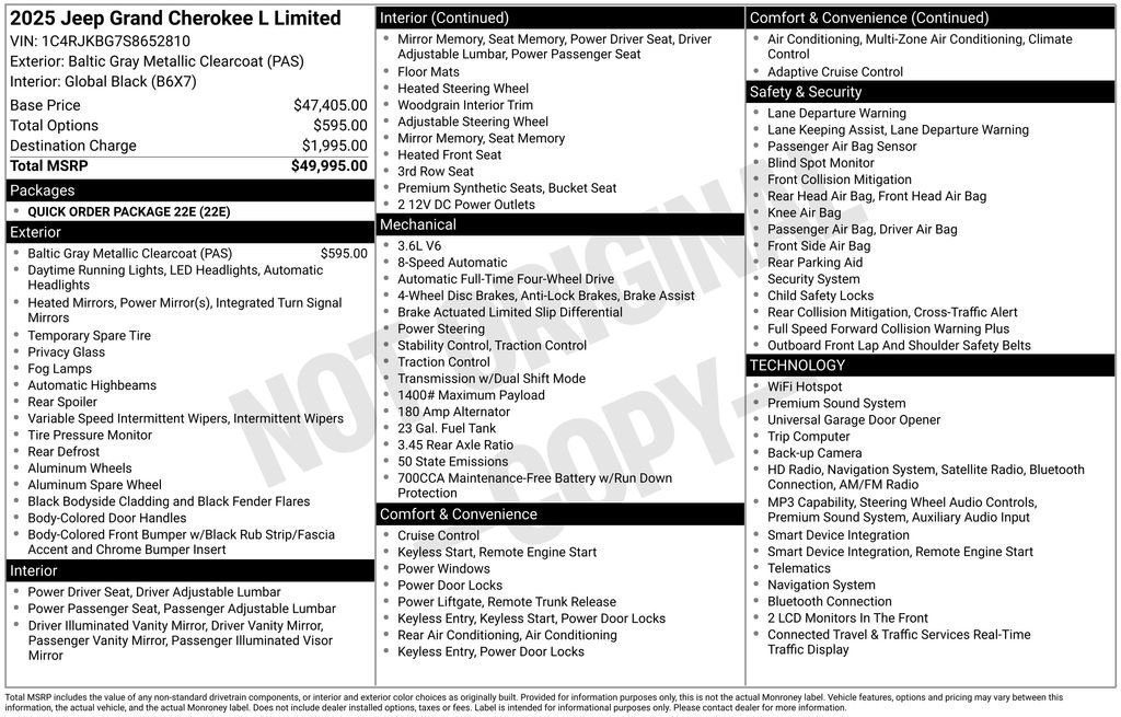 Used 2025 Gray Jeep Limited image 2
