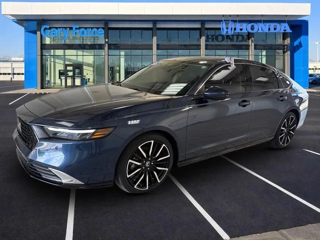 Certified Used 2026 Canyon River Blue Metallic Honda Touring Hybrid image 4