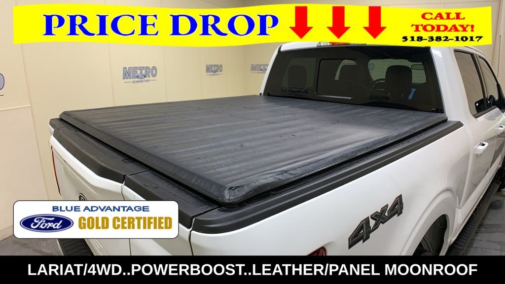 Certified Used 2025 White Metallic Ford Lariat image 19
