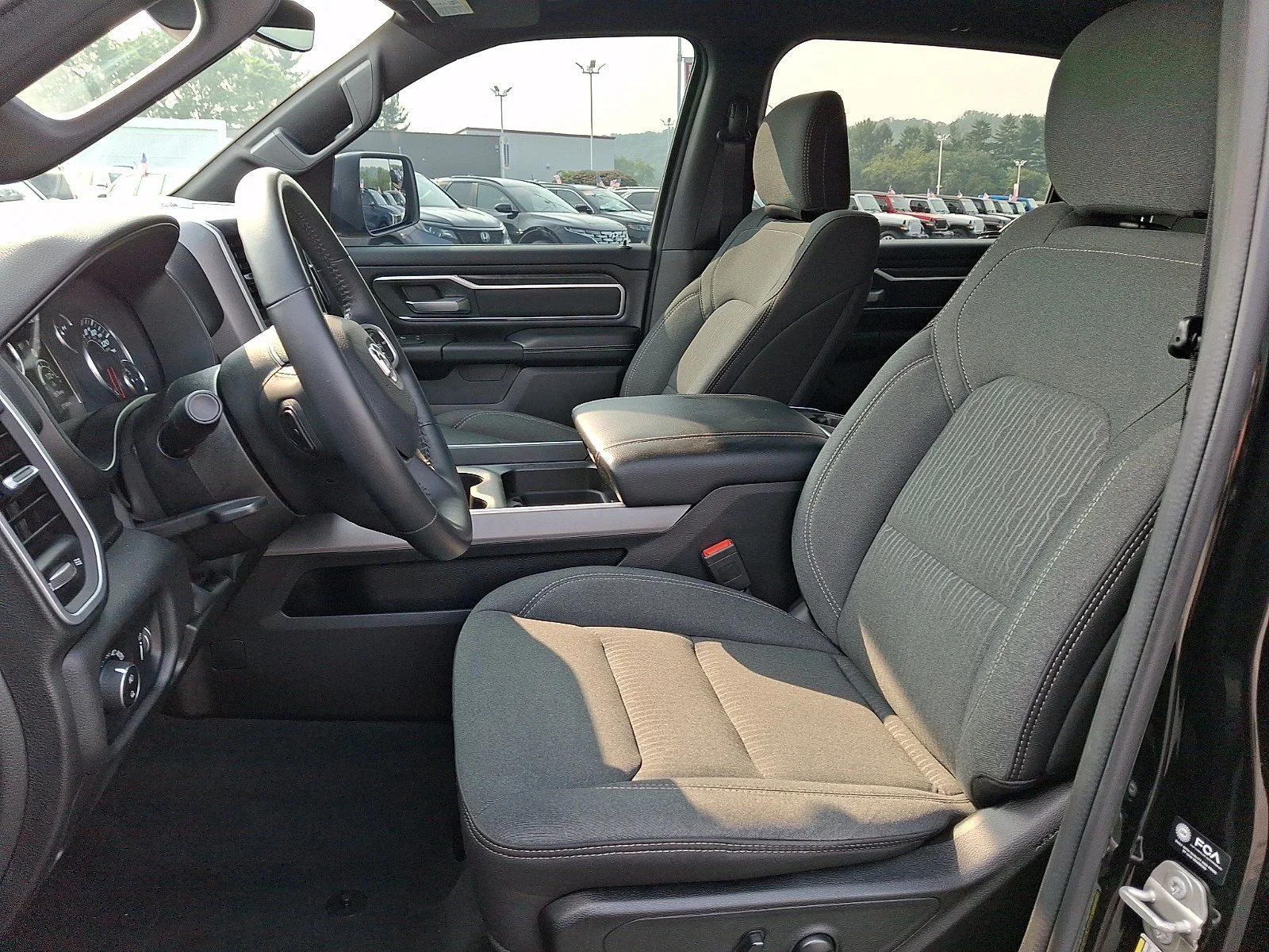 Used 2023 Diamond Black Crystal Pearlcoat Ram Big Horn image 14