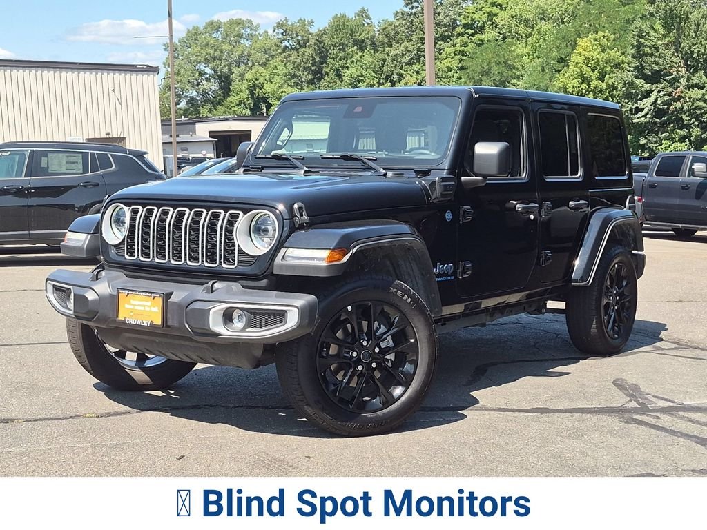 Certified Used 2025 Black Jeep Sahara 4xe image 4