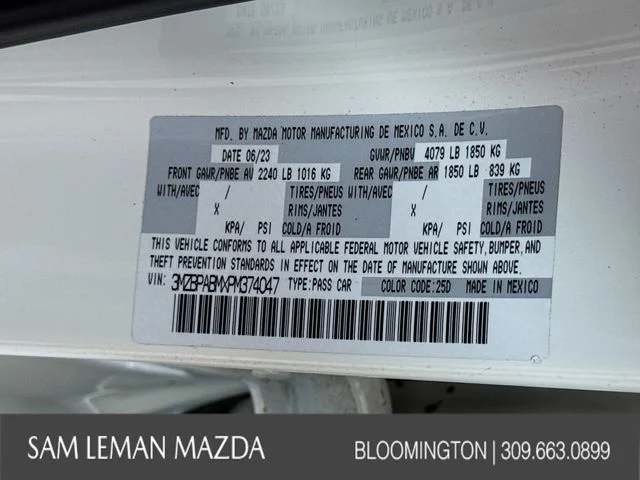Used 2023 White Mazda 2.5 S Select Package image 29