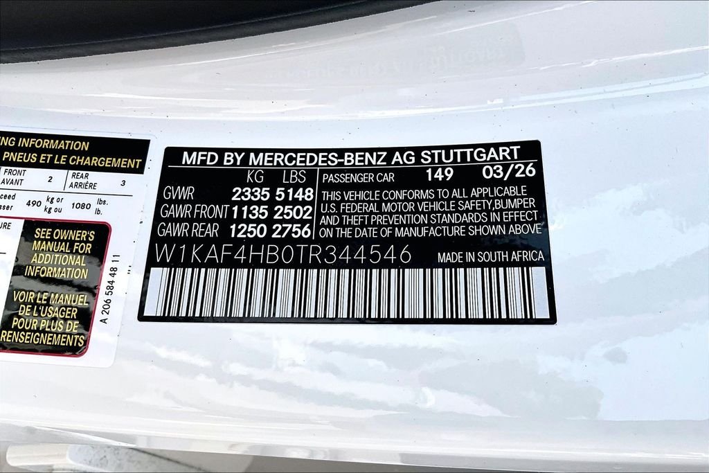 New 2026 Polar White Mercedes-Benz C 300 image 14