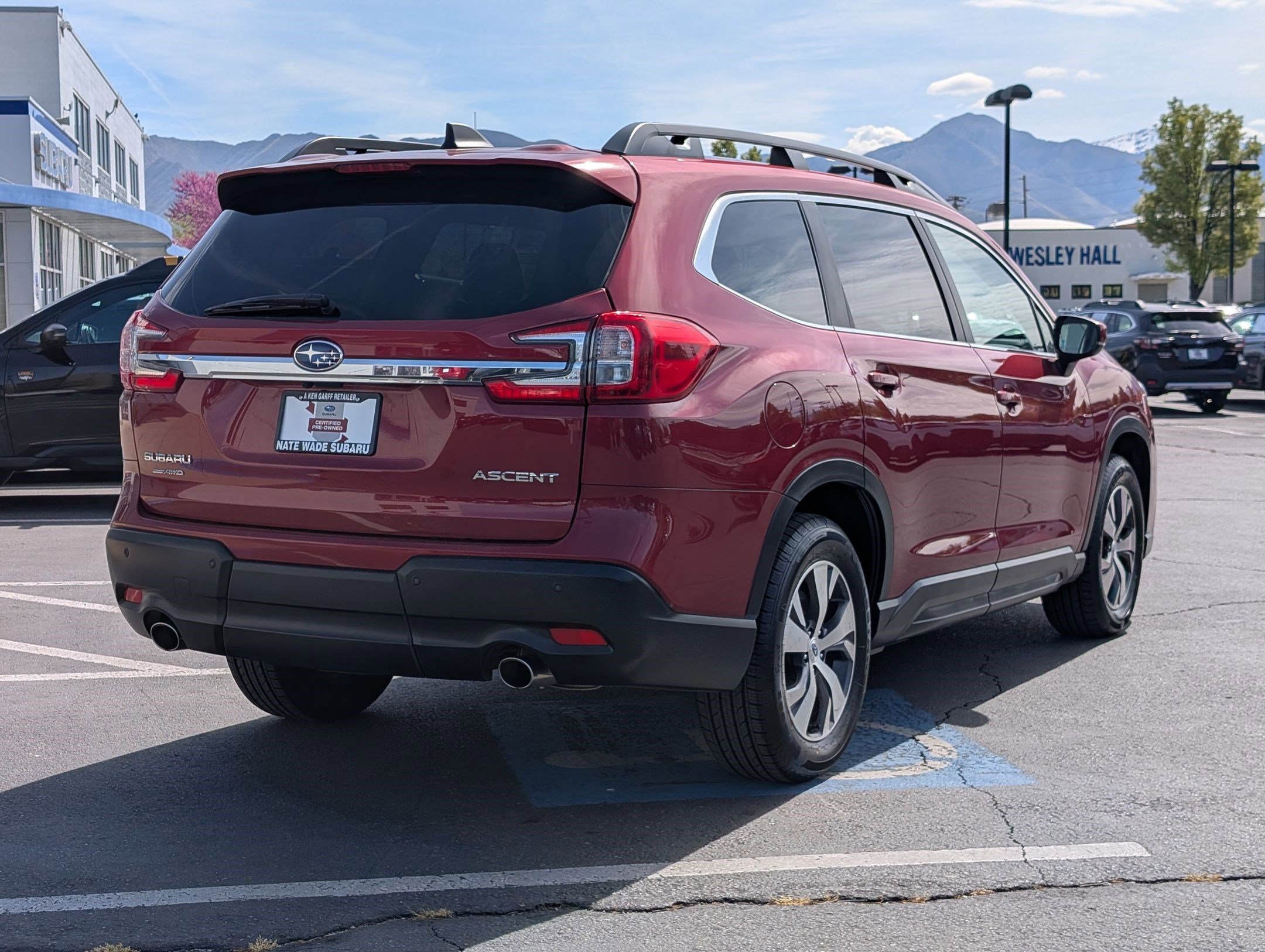 Certified Used 2025 Crimson Red Pearl Subaru Premium image 3