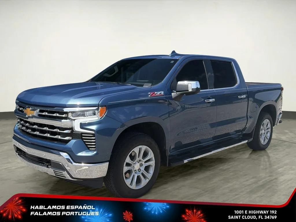 Used 2024 Lakeshore Blue Metallic Chevrolet LTZ image 2