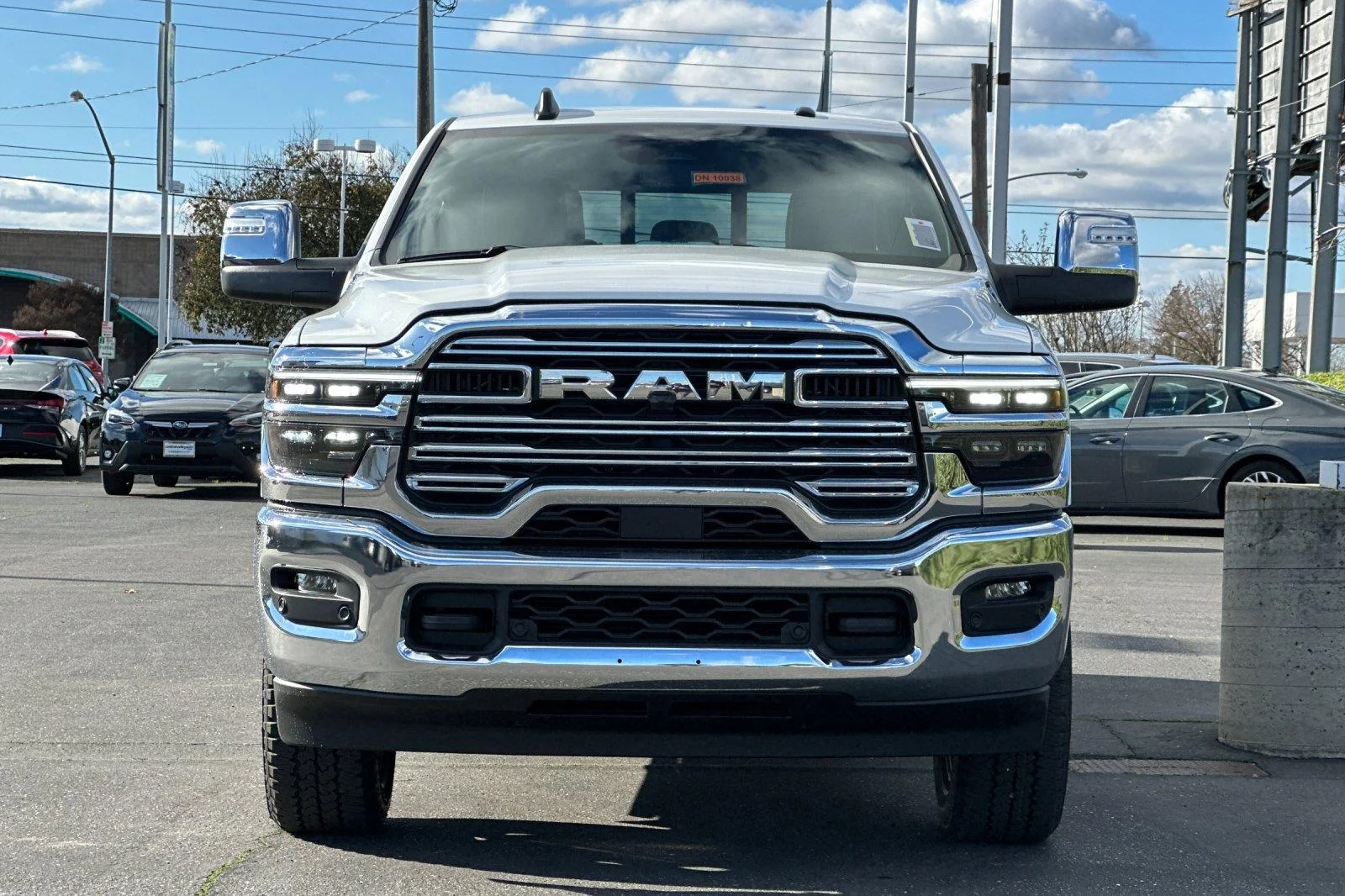 New 2026 Bright White Clear-Coat Exterior Paint RAM Laramie image 8