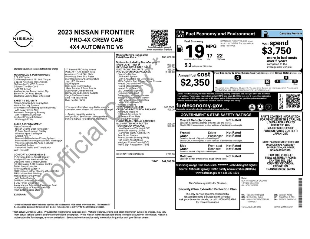 Certified Used 2023 Glacier White Nissan PRO-4X image 51