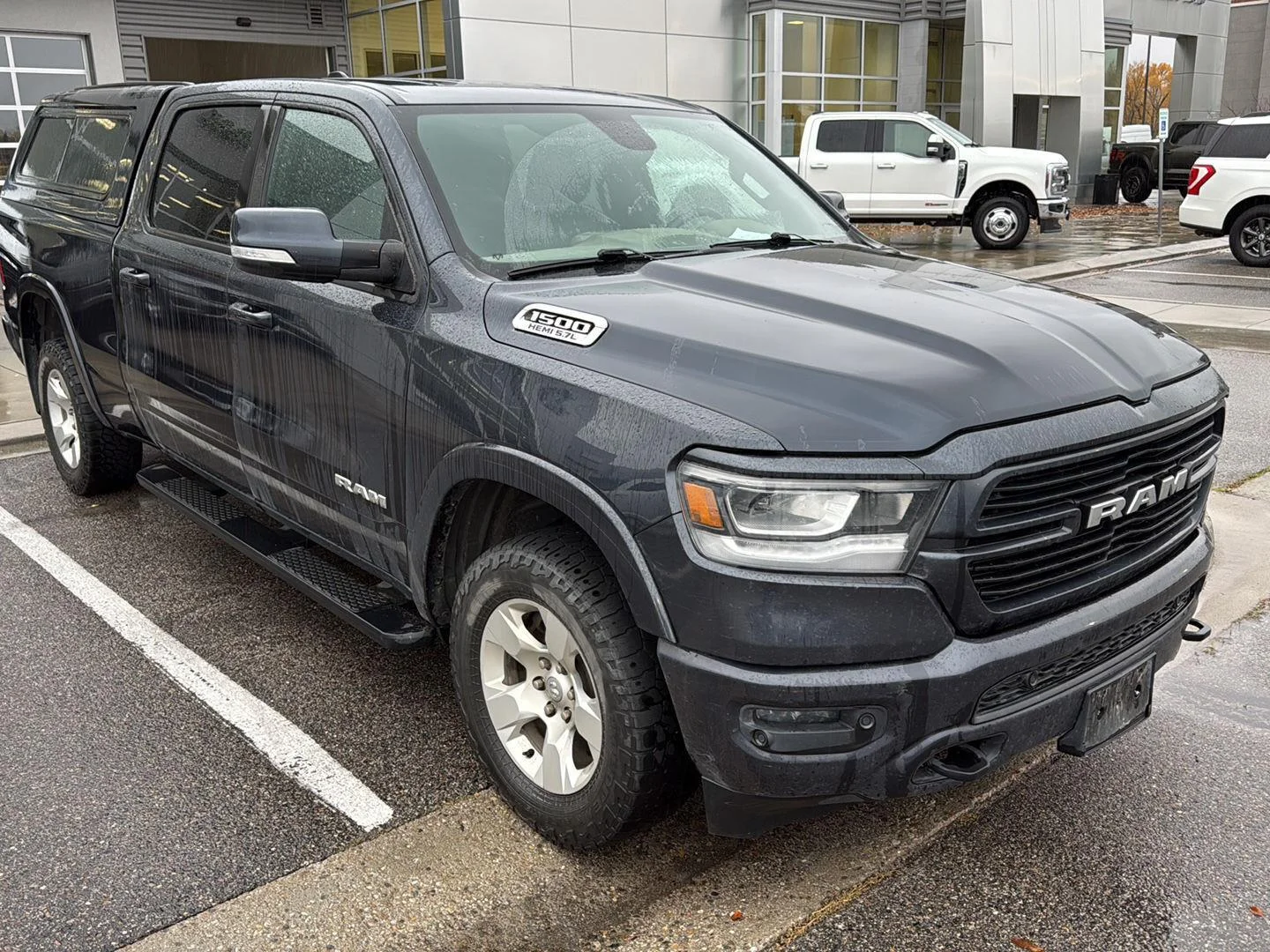 Used 2019 Maximum Steel Metallic Clearcoat Ram Laramie image 2