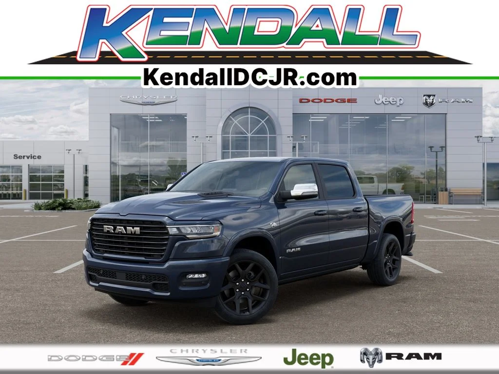 New 2026 Forged Blue Metallic Exterior Paint RAM Laramie image 1