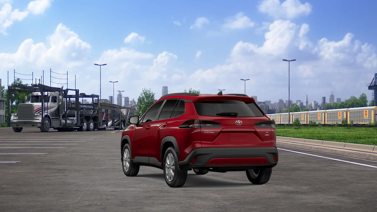 New 2026 Soul Red Crystal Toyota LE image 7