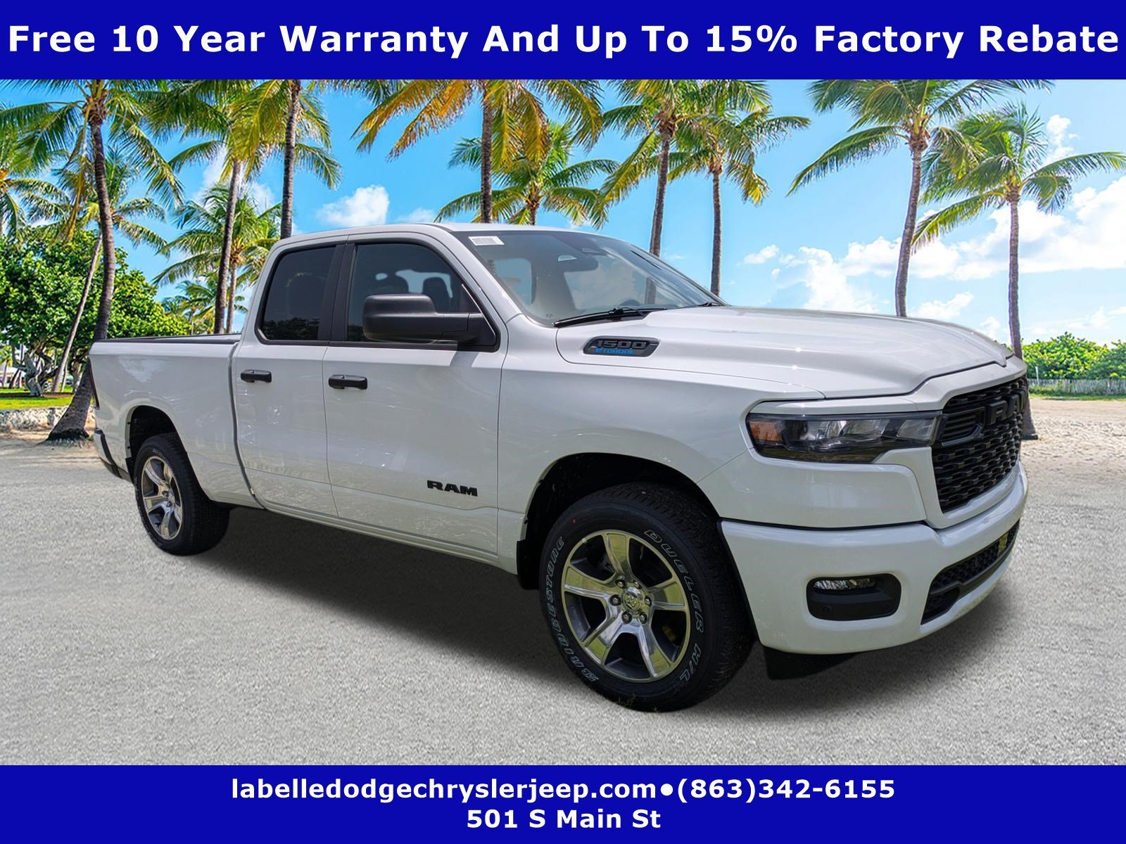 New 2026 Bright White Clear-Coat Exterior Paint RAM Express image 1