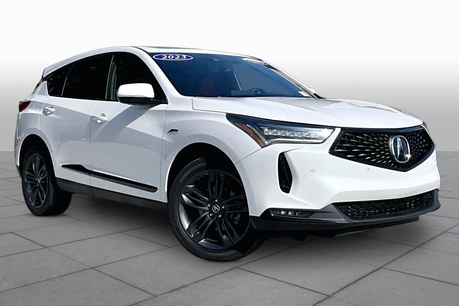Used 2023 Platinum White Pearl Acura w/A-Spec Package image 3
