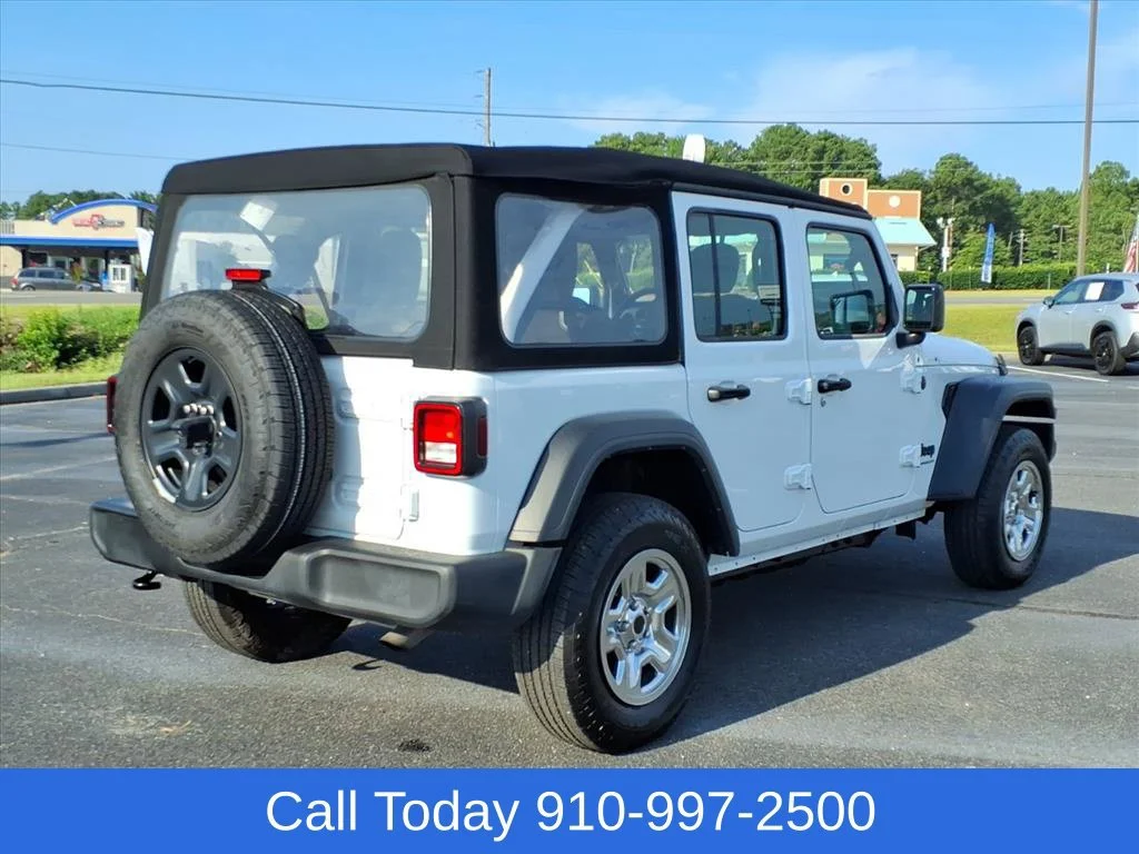 Used 2024 White Jeep 4-Door Sport 4x4 image 5